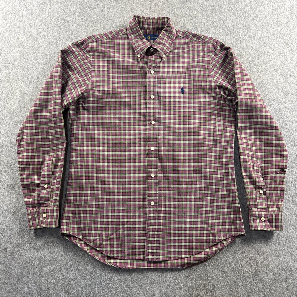 Polo Ralph Lauren Men's M Multicolor Long Sleeve Button-Down Collar Shirt